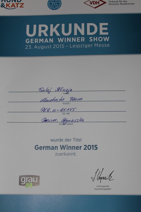 Zwycięzca Niemiec 2015