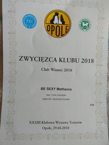 Zwycięzca Klubu 2018